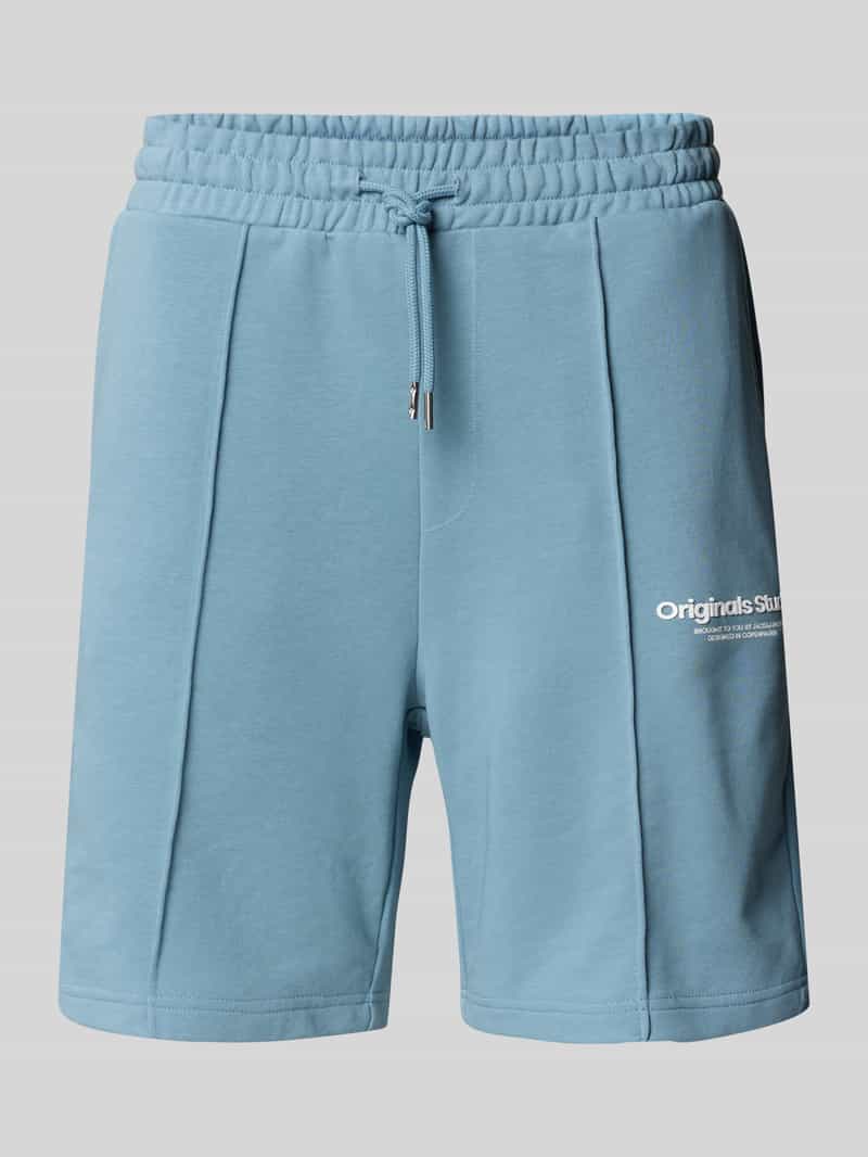 jack & jones Sweatshorts met labeldetail model 'KANE'
