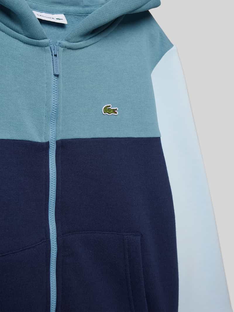 Lacoste Sweatjack met logopatch