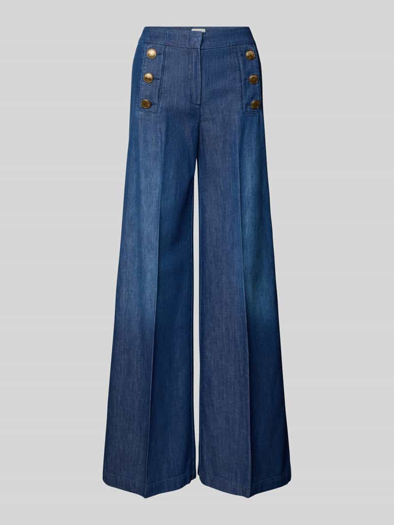 SEDUCTIVE Broek met persplooien model 'BRIDGET'