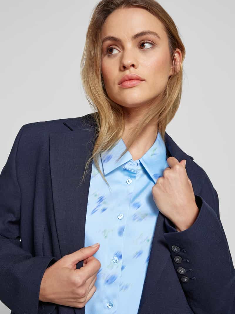 HUGO Regular fit blouse met doorknoopsluiting model 'Elka'