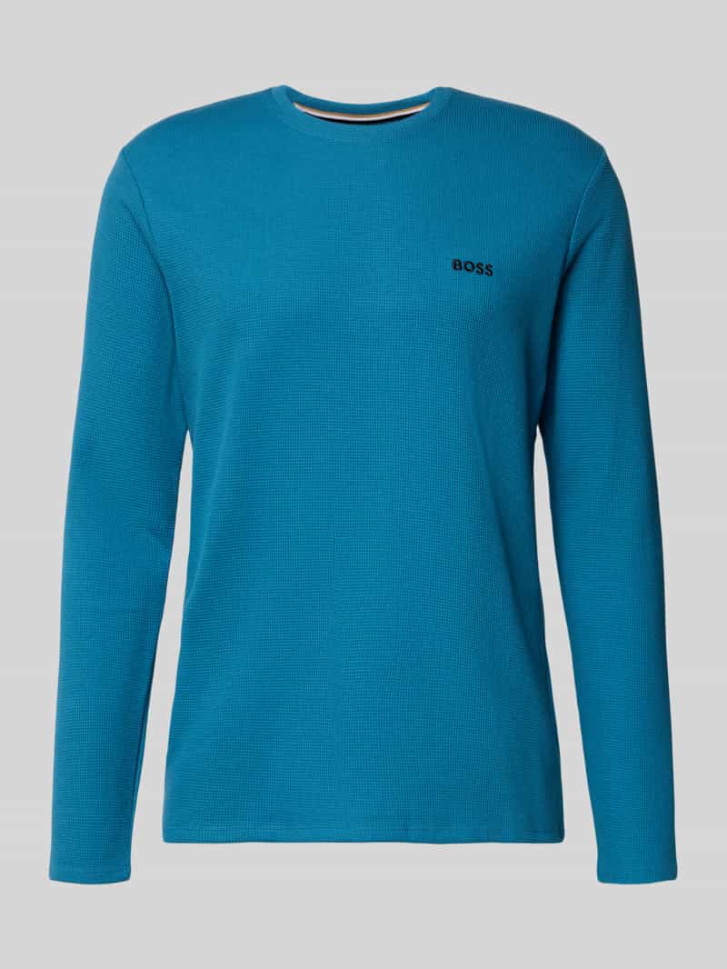 Boss Regular fit shirt met lange mouwen van katoenmix
