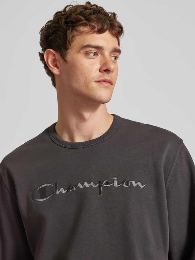 Champion Sweatshirt met labelstitching