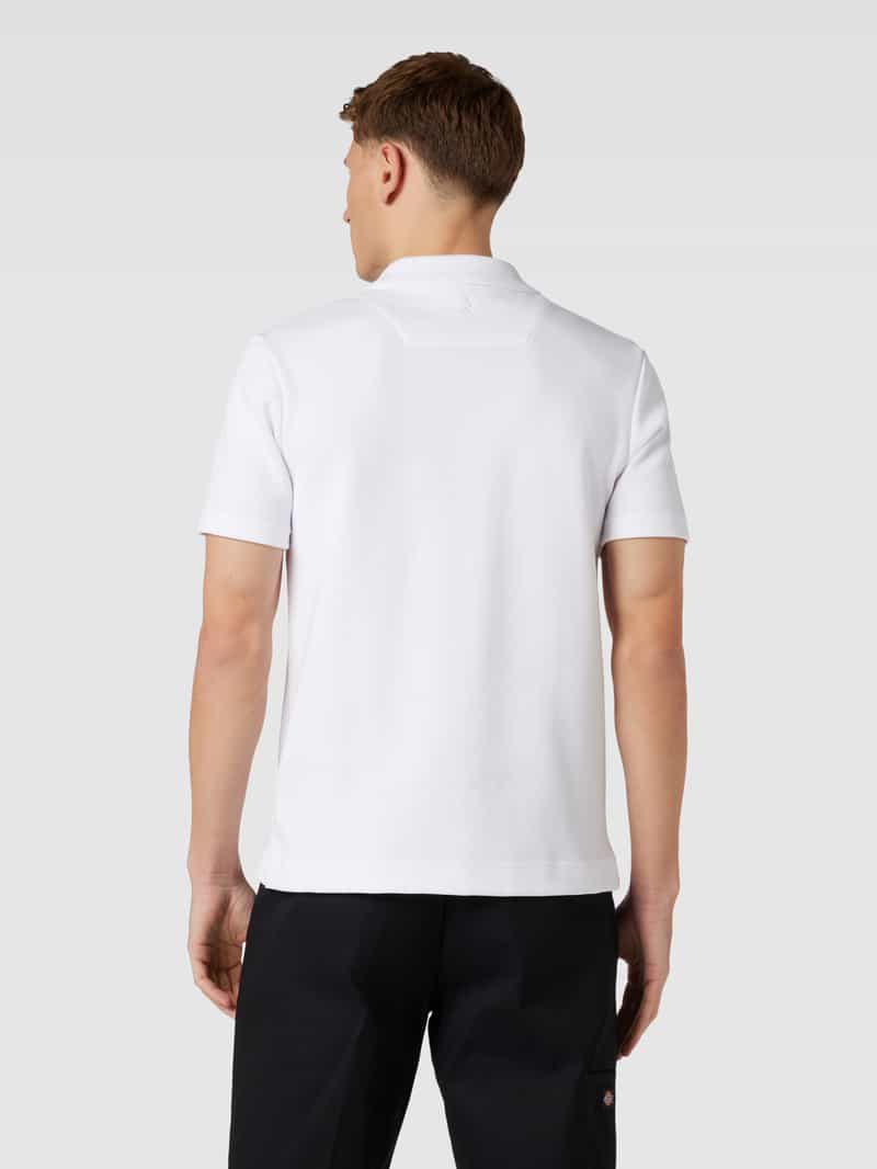 Regular fit poloshirt met ritssluiting Balr.