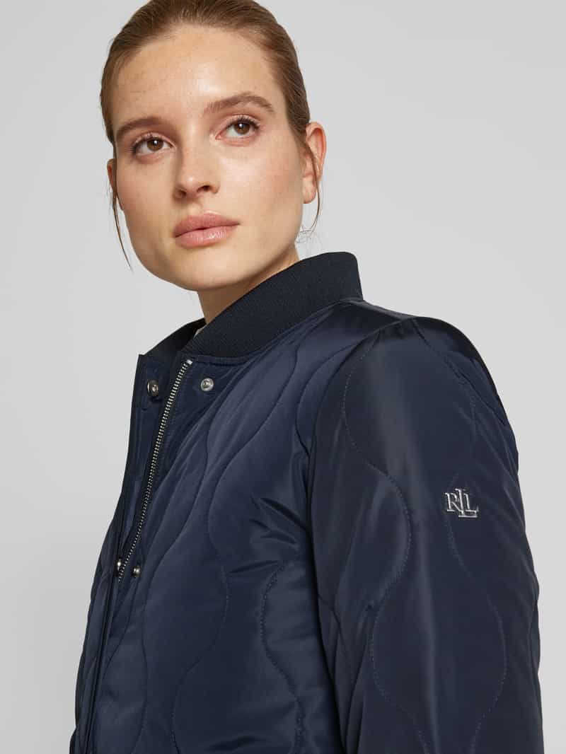 Lauren Ralph Lauren Gewatteerde lange jas met opstaande kraag model 'ONON'