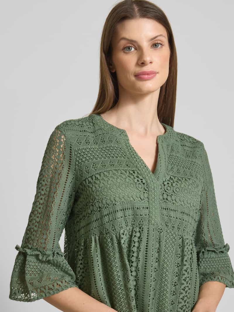 Vero Moda Regular fit kanten jurk van katoenmix model 'HONEY'