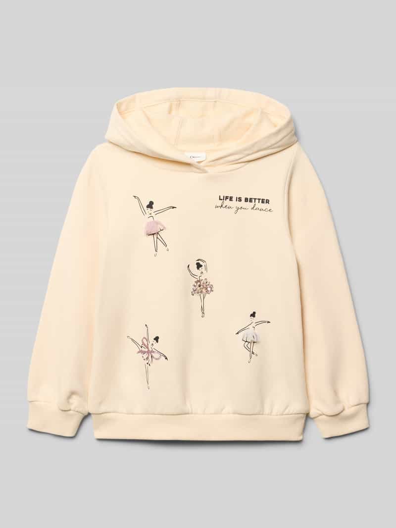 s.Oliver RED LABEL Regular fit hoodie van katoenmix