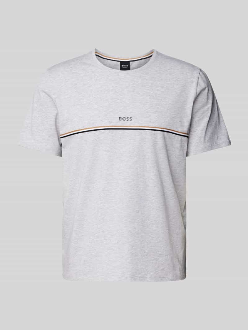 Boss T-shirt met ronde hals, model 'Unique'
