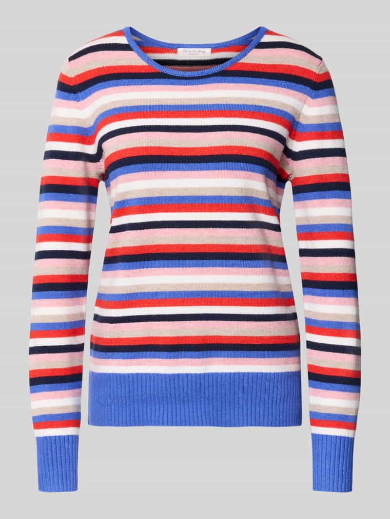 Christian Berg Woman Gebreide pullover met ribboorden