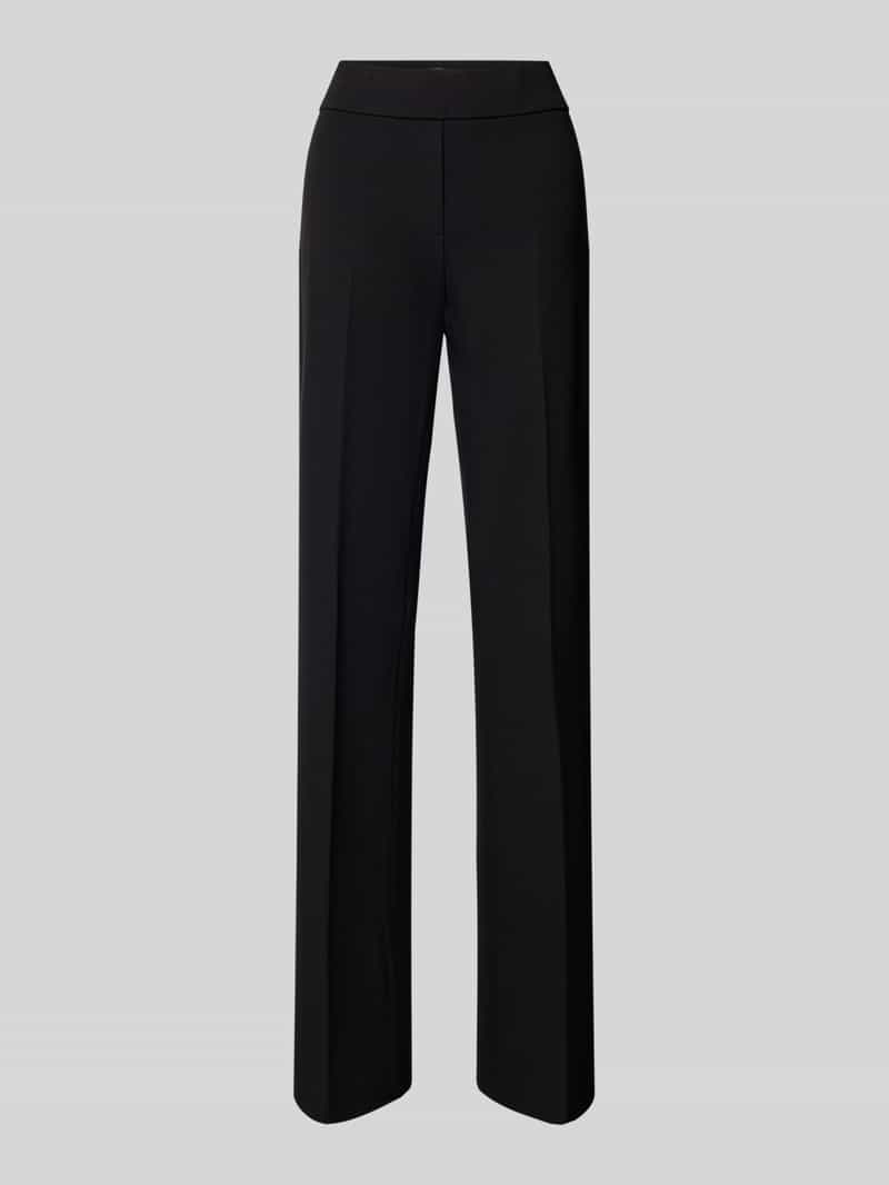 SEDUCTIVE Stoffen broek van viscosemix met persplooien model 'NANOU'