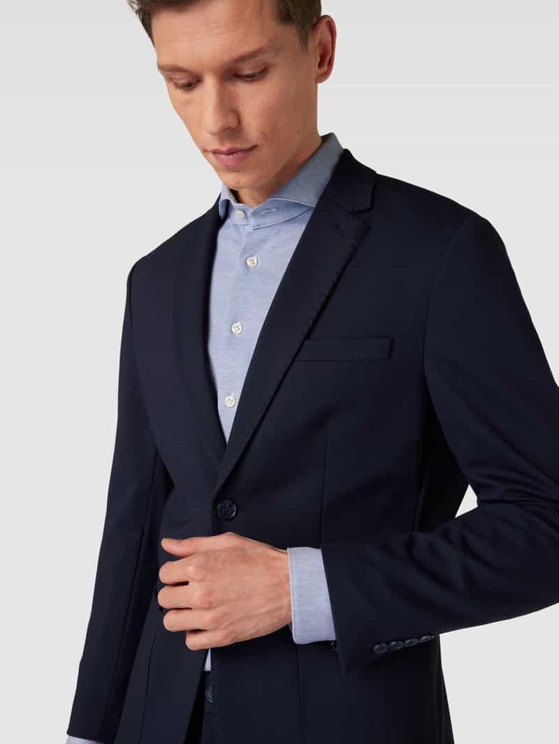 Selected Homme Slim fit 2-knoops colbert met reverskraag model 'DELON'