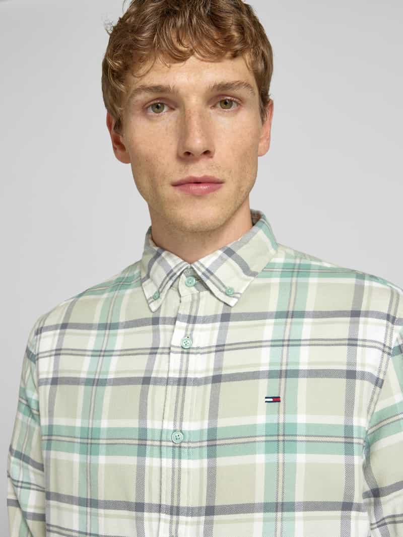 Tommy Jeans Regular fit vrijetijdsoverhemd van puur katoen