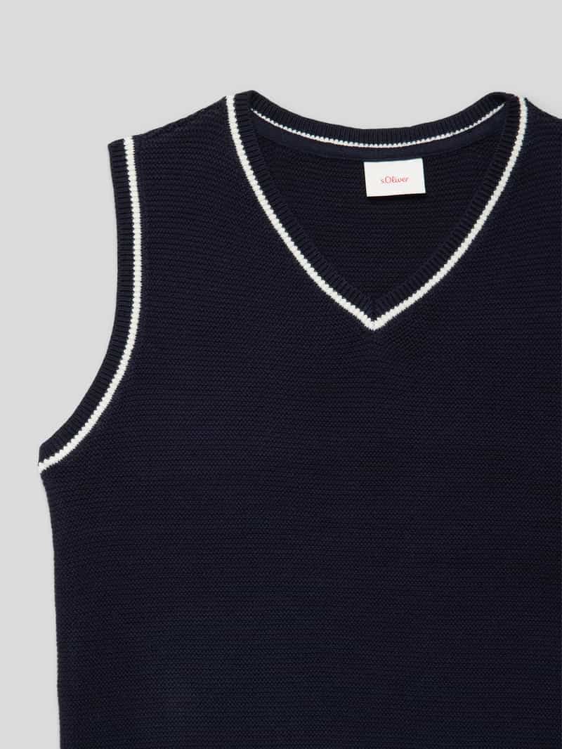 s.Oliver RED LABEL Spencer met contrastboorden