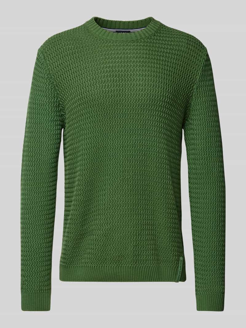 JOOP! JEANS Gebreide pullover met ronde hals model 'Gerono'
