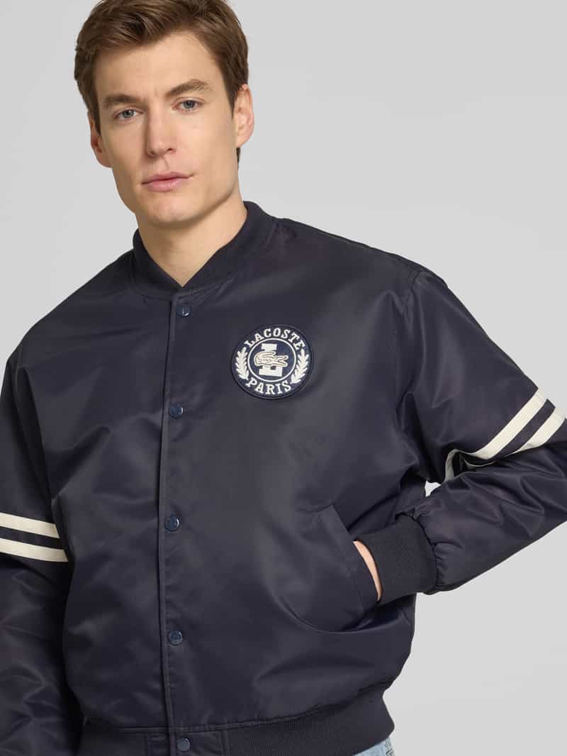 Lacoste Bomberjack met ribboorden