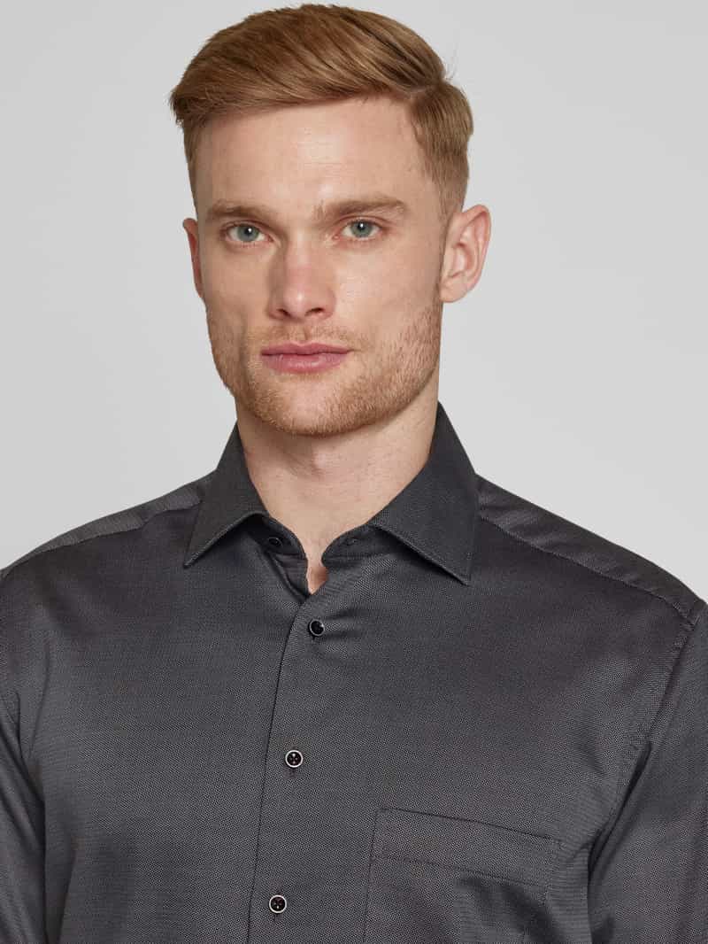 Eterna Modern fit zakelijk overhemd met kentkraag