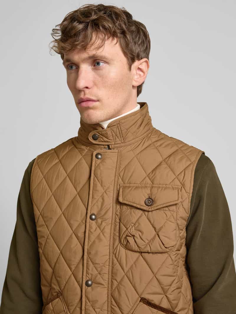 Polo Ralph Lauren Regular fit bodywarmer met opstaande kraag model 'BEATON'
