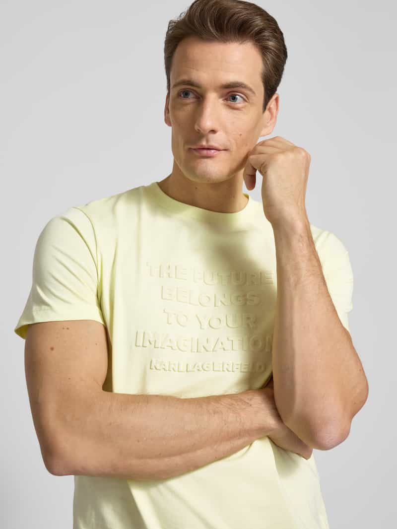 Karl Lagerfeld T-shirt met labeldetail