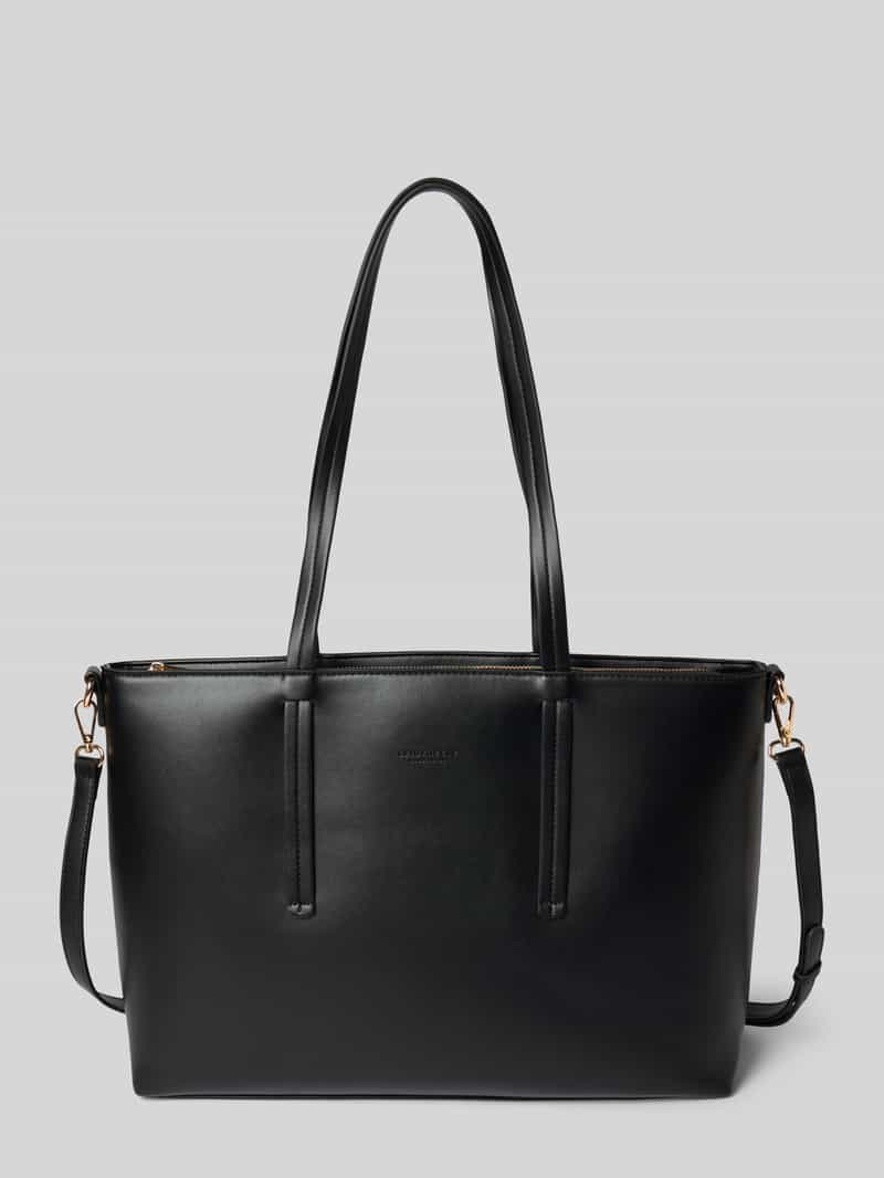 Seidenfelt Shopper in leerlook model 'Eiby'