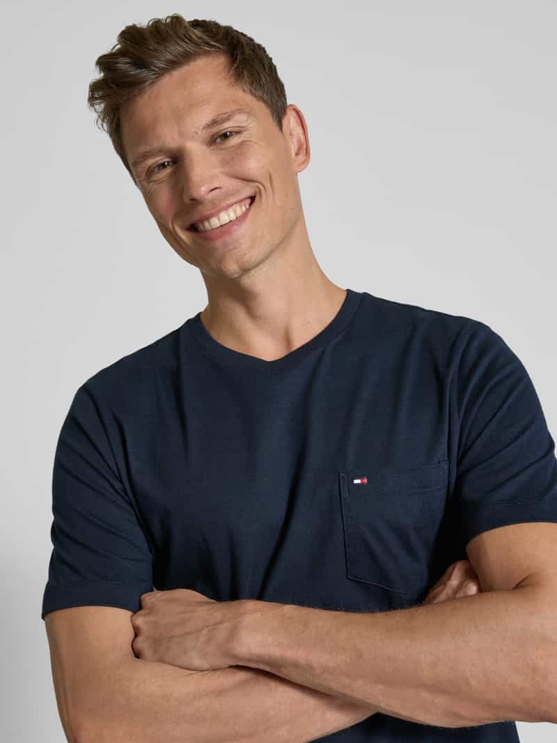 Tommy Hilfiger Regular fit T-shirt van puur katoen