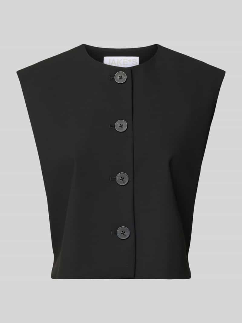 Jake*s Collection Gilet met kapmouwen