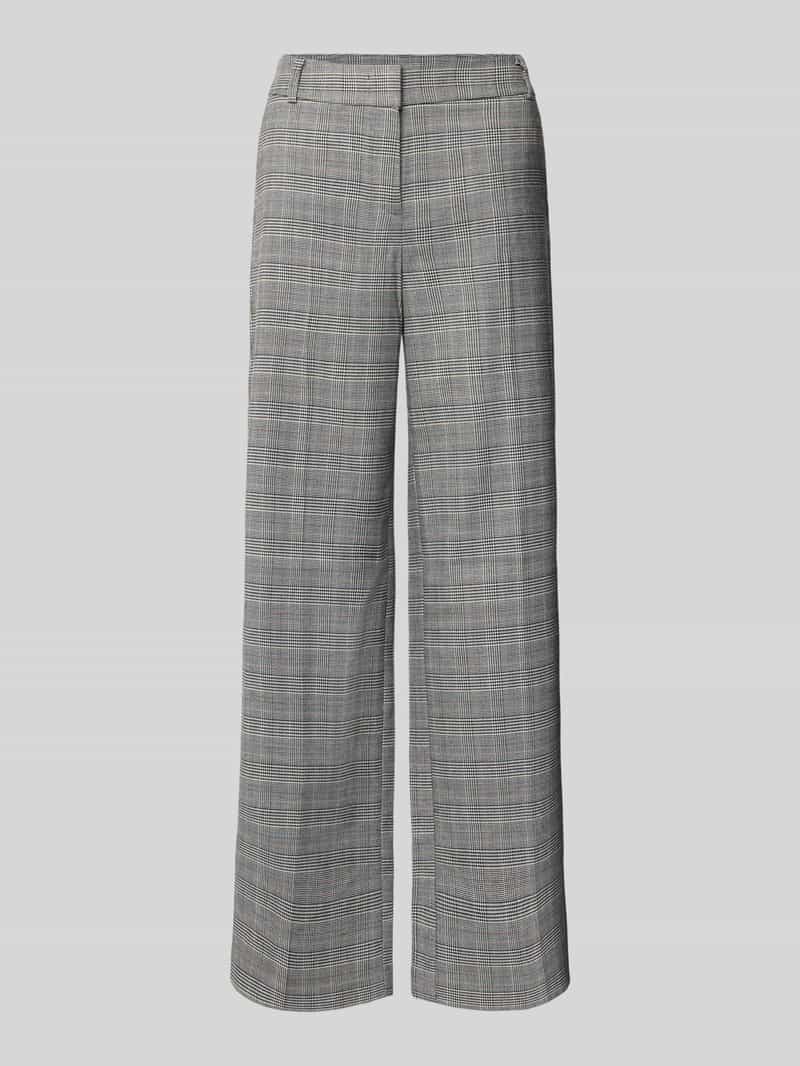 Christian Berg Woman wide leg broek met rasterruit