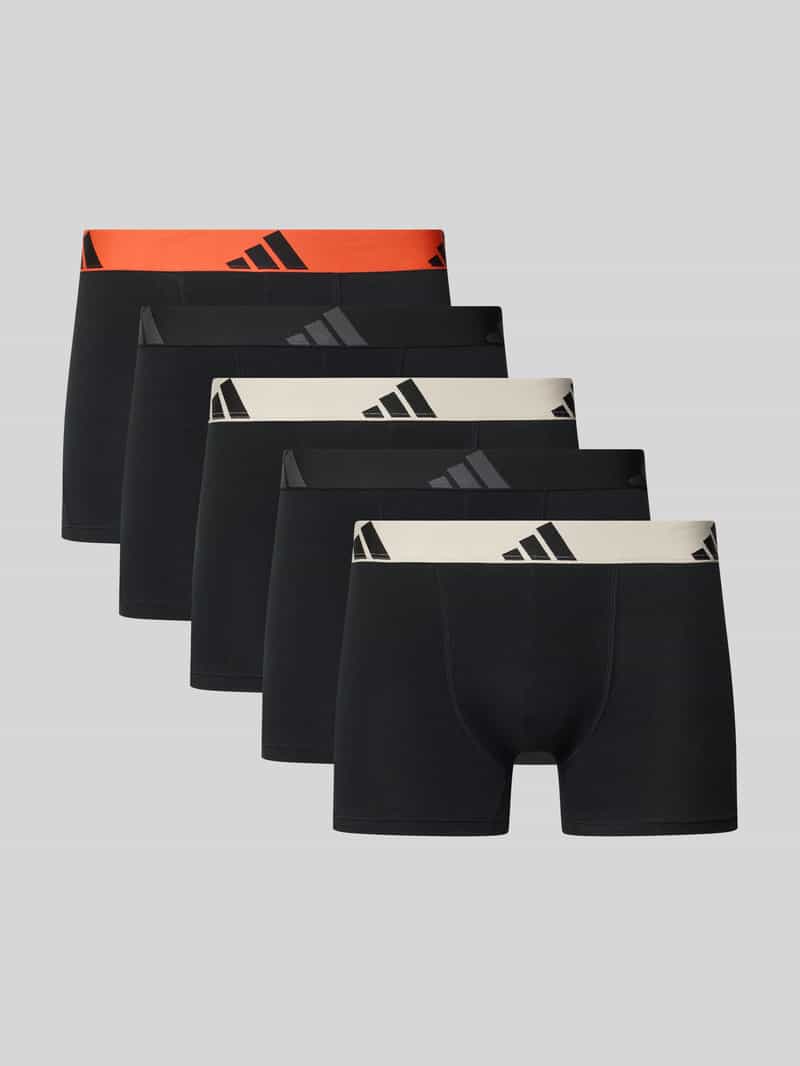 adidas Sportswear Slim fit boxershort met logostitching in een set van 5 stuks model 'Active'