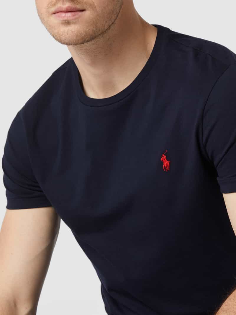 Polo Ralph Lauren Custom slim fit T-shirt met geborduurd logo