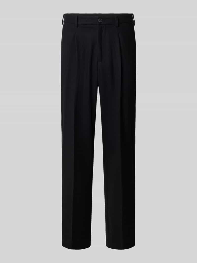 Selected relaxed fit broek van wolmix model 'FINN'