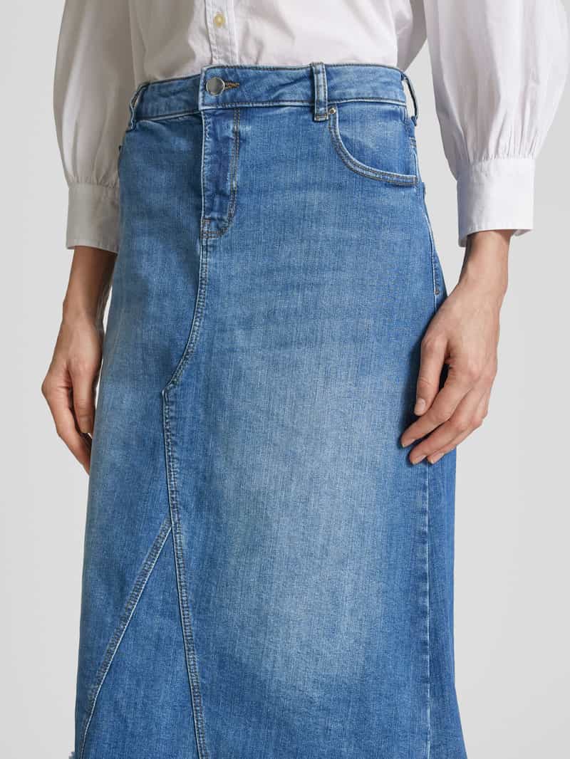 Christian Berg Woman Knielange jeansrok in 5-pocketmodel