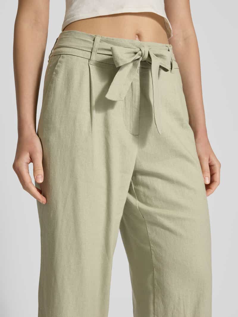 Only Regular fit culotte met strikceintuur model 'CARO'