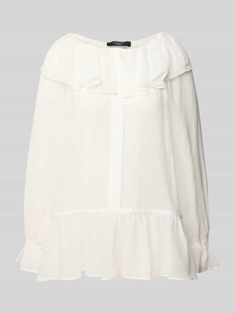 Weekend Max Mara Regular fit blouse met ruches model 'ASTRO'
