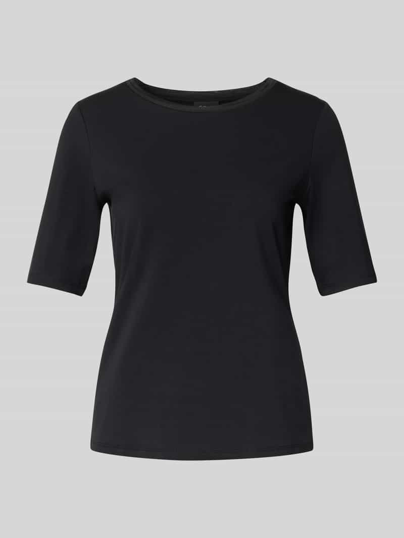 s.Oliver BLACK LABEL Regular fit T-shirt van katoenmix