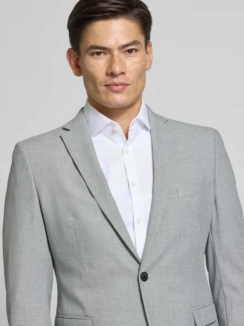 s.Oliver BLACK LABEL Slim fit colbert met fijn geweven motief