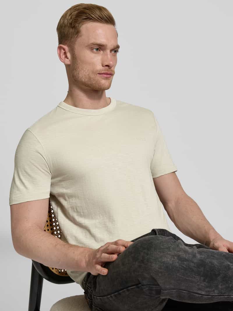 Boss Orange T-shirt met labelprint model 'Tegood'