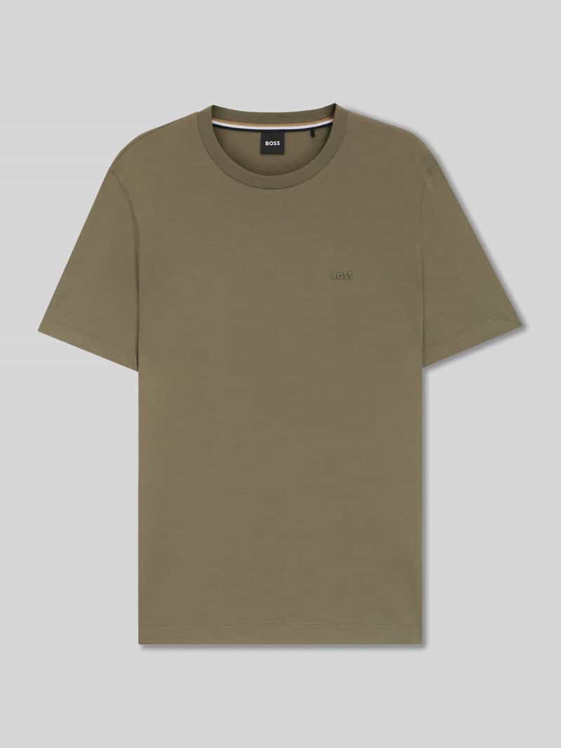 Boss Regular fit T-shirt van puur katoen model 'THOMPSON'