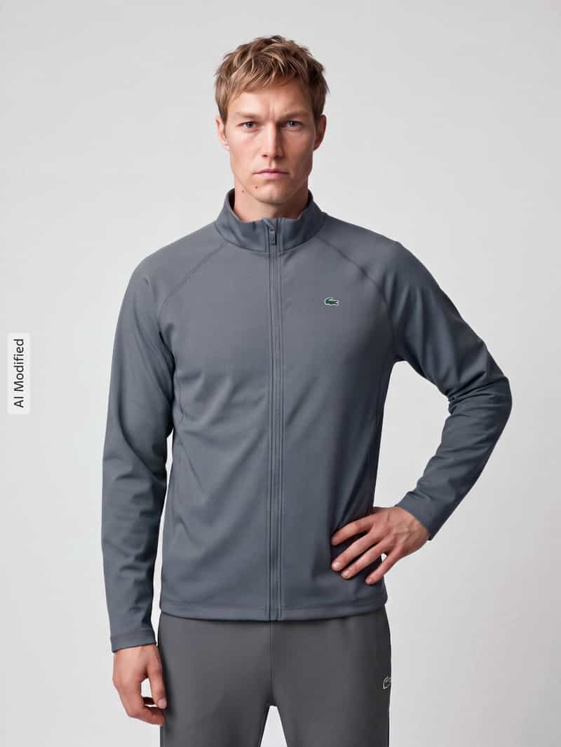 Lacoste Sport Slim Fit trainingsjack met logodetail
