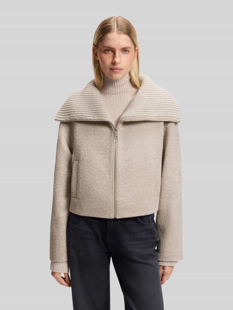 Boss Loose fit overhemdjack van pure scheerwol model 'Jolenya'