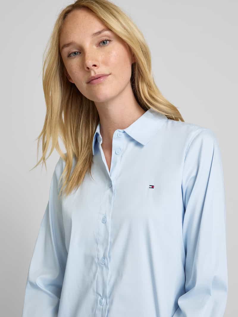 Tommy Hilfiger Regular fit overhemdblouse met doorknoopsluiting