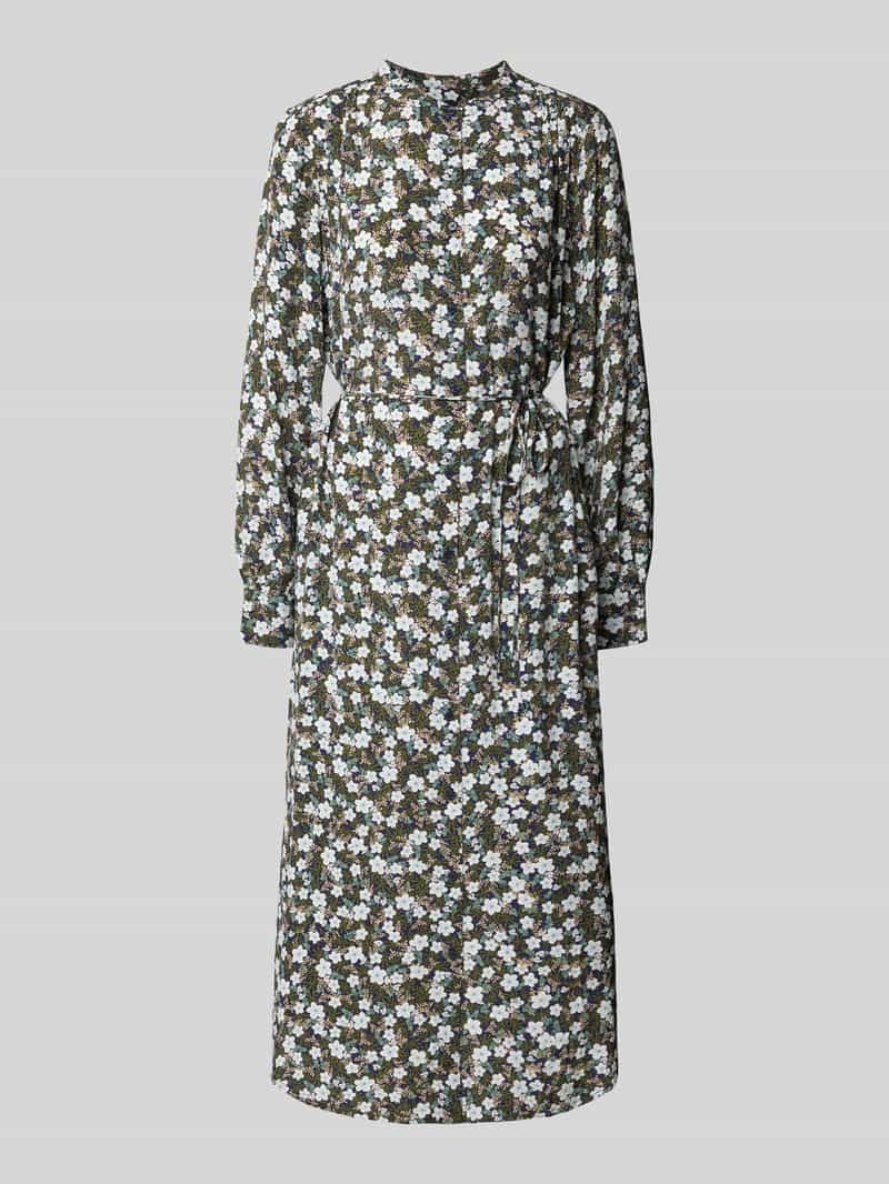 Gant Maxi-jurk van pure viscose met all-over bloemenprint