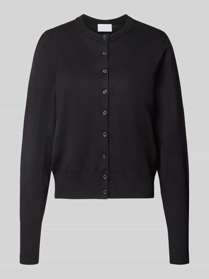 Jake*s Collection cardigan met decoratieve mouwknopen