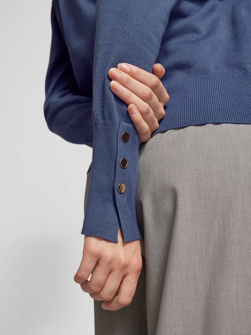FREE QUENT Gebreide pullover met V-hals model 'Katie'