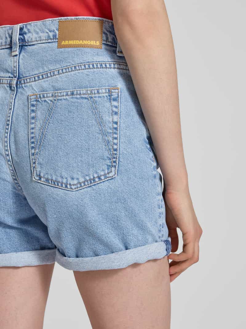 ARMEDANGELS Korte regular fit jeans met labeldetail model 'SHEAARI''