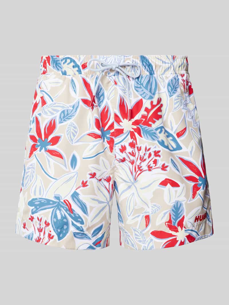 HUGO Relaxed fit zwembroek met labelprint model 'CALALA'