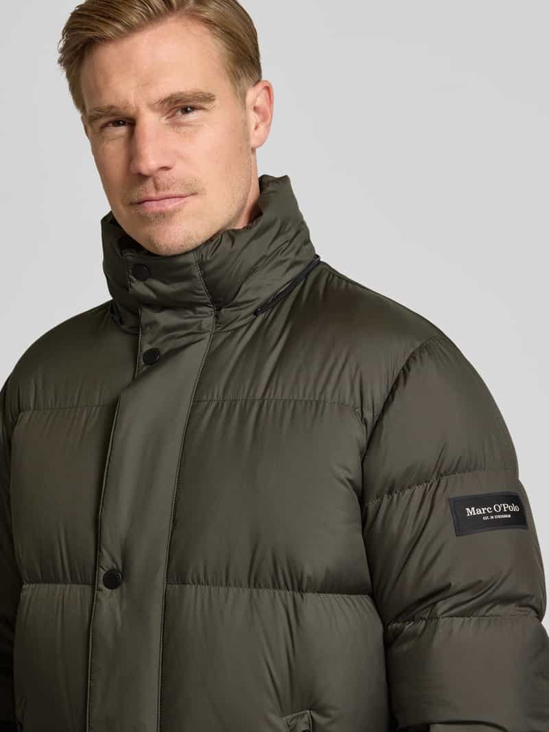 Marc O'Polo Regular fit lange donsjas met rugzakbanden