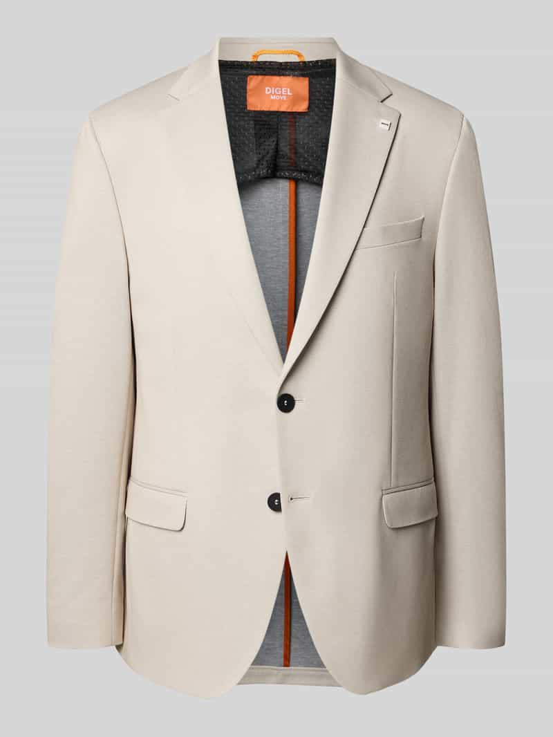 Digel Slim fit colbert met 2 knopen model 'Anello'