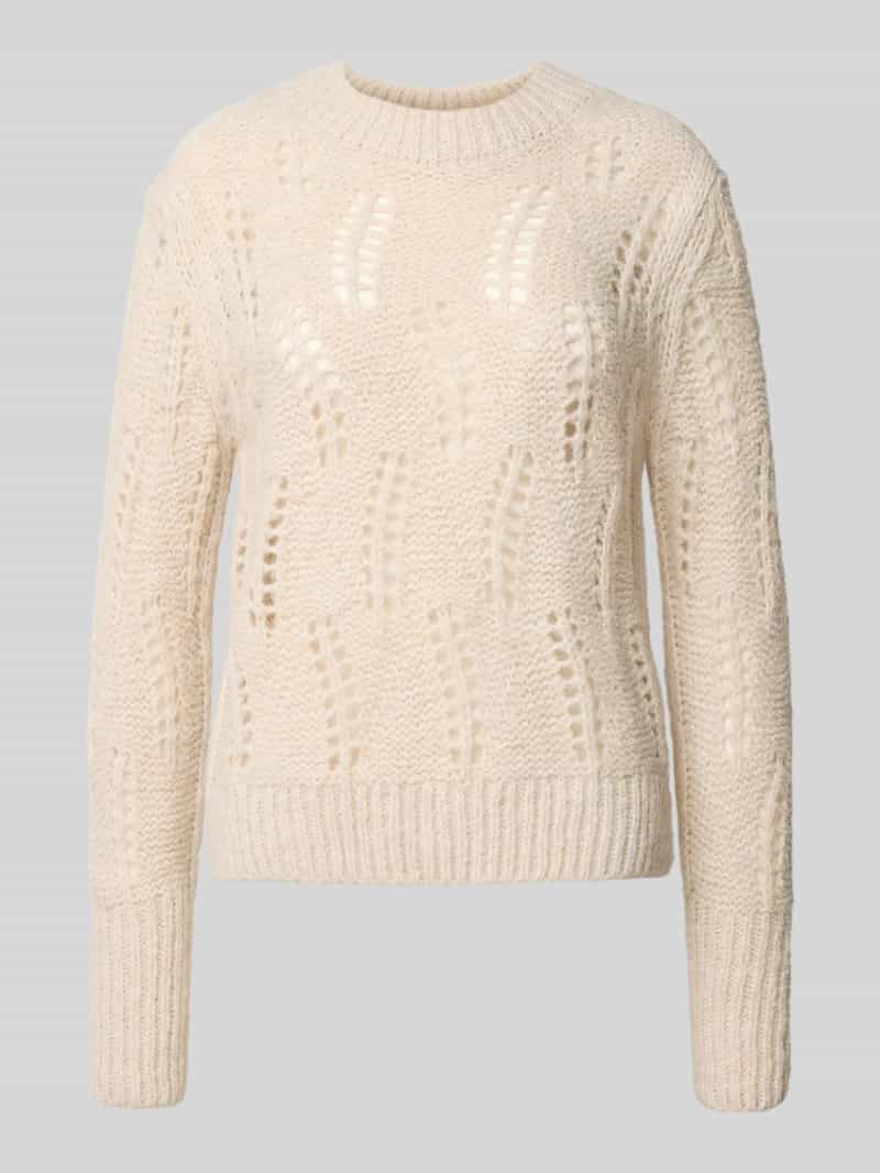 Joop! Gebreide pullover met ajourpatroon model 'Kalma'