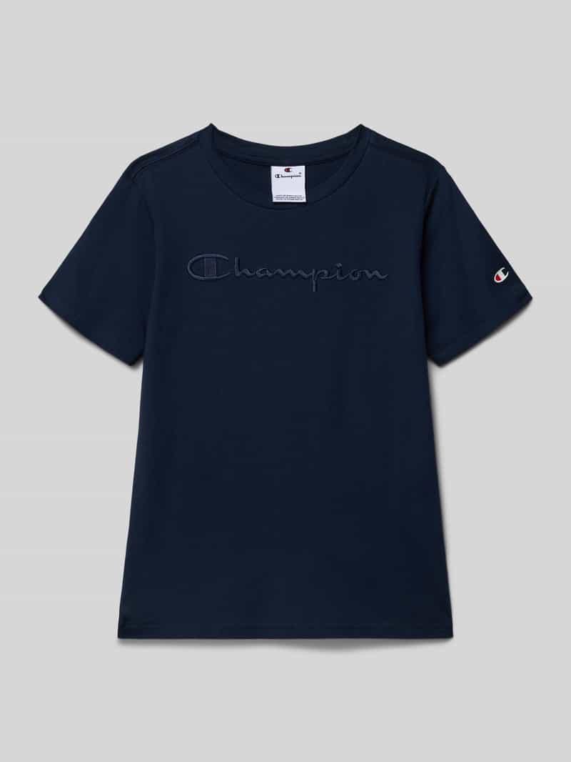 Champion T-shirt met labelstitching