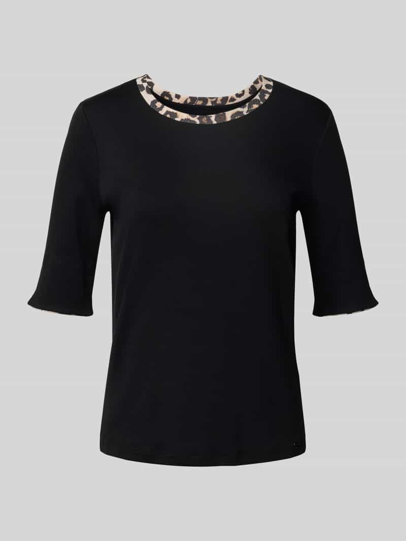 Marc Cain Regular fit T-shirt met dierenprint