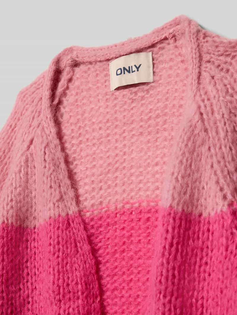 Only Loose fit cardigan in colour blocking look model 'NORDIC'