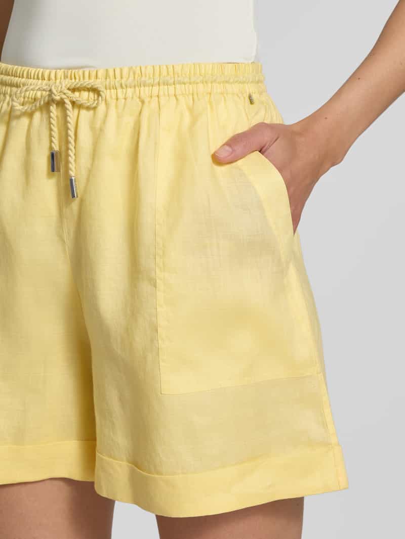Boss Orange Korte broek met elastische band model 'Tanjina'